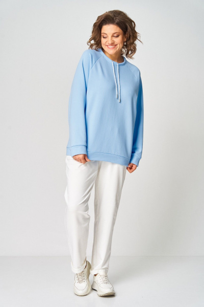 Джемпер Rumoda 2270 голубой - фото 4