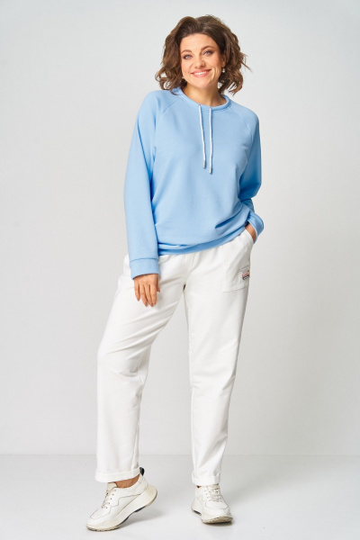 Джемпер Rumoda 2270 голубой - фото 3