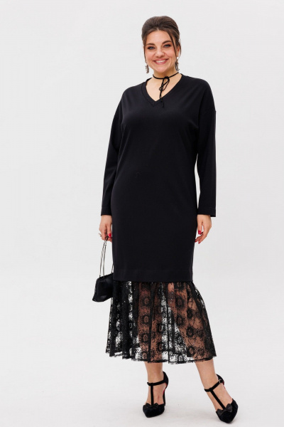 Платье Anelli 1739 ажурная_ночь - фото 9