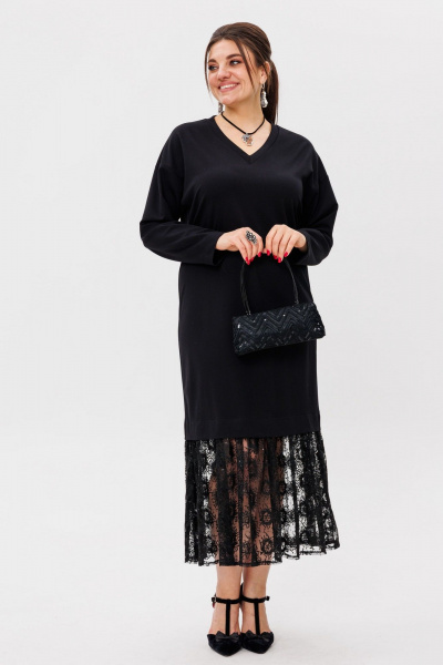 Платье Anelli 1739 ажурная_ночь - фото 8