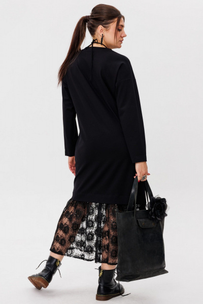 Платье Anelli 1739 ажурная_ночь - фото 6