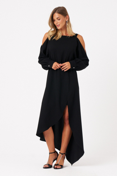 Платье Панда 110380 черный - фото 1