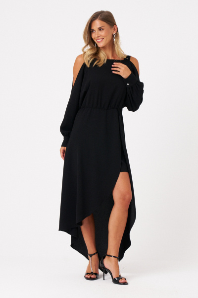 Платье Панда 110380 черный - фото 2