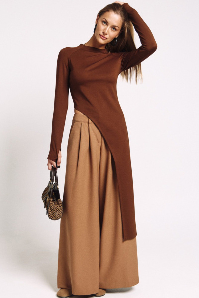 Лонгслив MilMil 1239 корица - фото 14