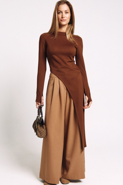 Лонгслив MilMil 1239 корица - фото 11