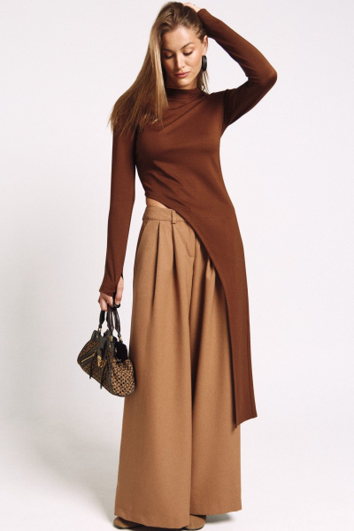 Лонгслив MilMil 1239 корица - фото 10