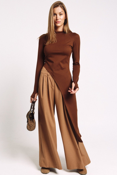 Лонгслив MilMil 1239 корица - фото 9