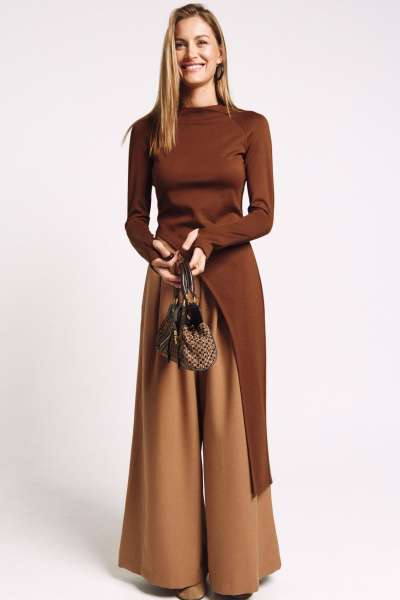 Лонгслив MilMil 1239 корица - фото 7