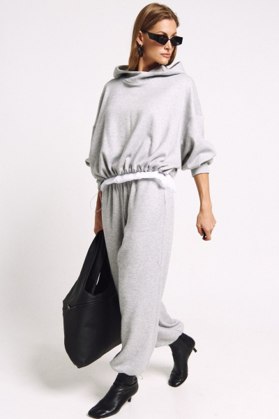 Брюки, худи MilMil 1254 серый - фото 16