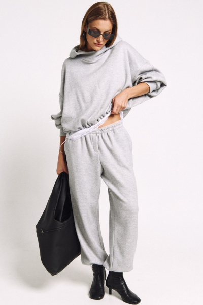 Брюки, худи MilMil 1254 серый - фото 14