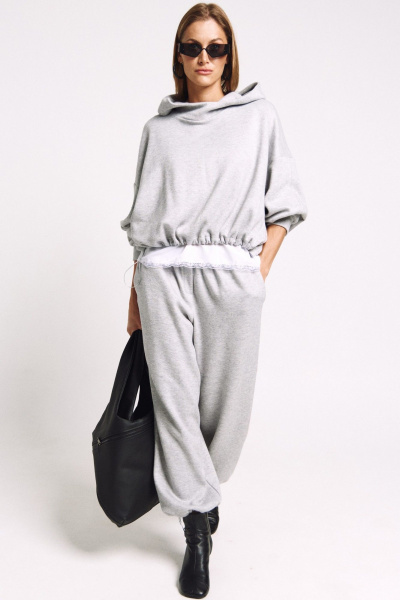 Брюки, худи MilMil 1254 серый - фото 12