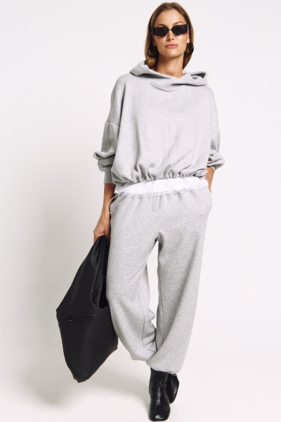 Брюки, худи MilMil 1254 серый - фото 11