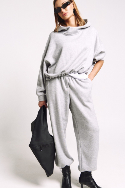 Брюки, худи MilMil 1254 серый - фото 7