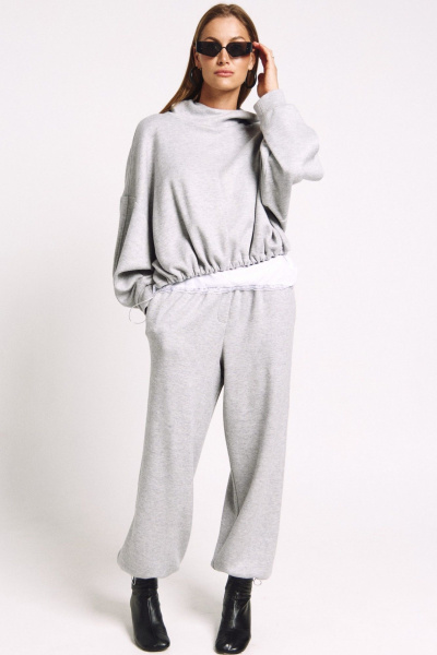 Брюки, худи MilMil 1254 серый - фото 1