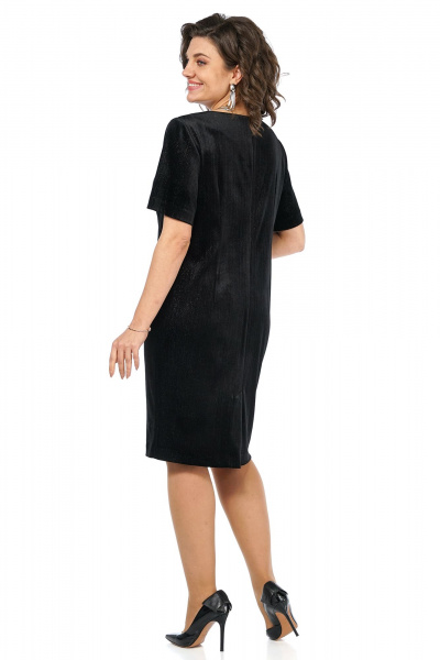 Платье Alani Collection 2468 черный - фото 7