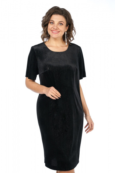 Платье Alani Collection 2468 черный - фото 6