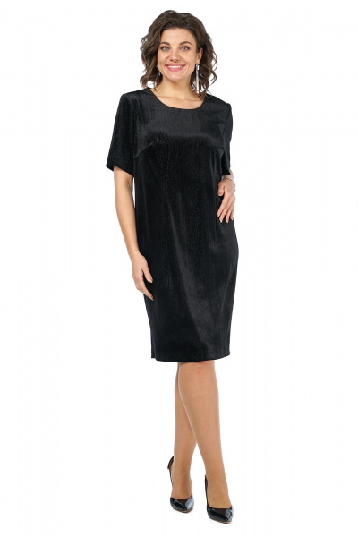 Платье Alani Collection 2468 черный - фото 5