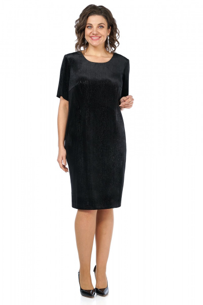 Платье Alani Collection 2468 черный - фото 4