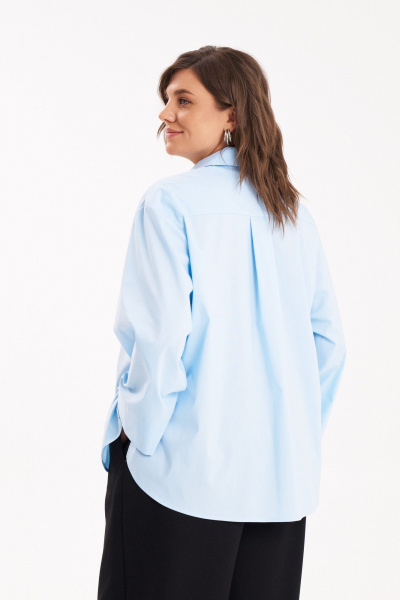 Рубашка KaVaRi 4021 голубой - фото 4