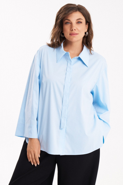 Рубашка KaVaRi 4021 голубой - фото 2