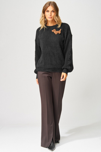 Брюки Laikony L-343-2 шоколадный - фото 1