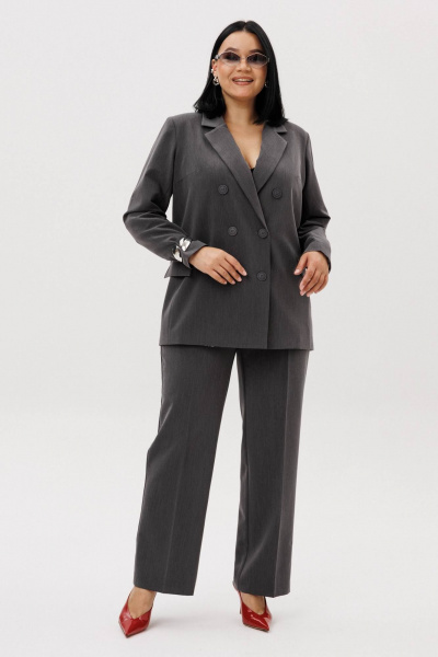 Брюки, жакет Anastasia 1155.3 графит - фото 7