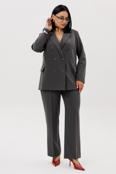 Брюки, жакет Anastasia 1155.3 графит - фото 6