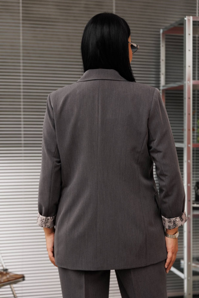 Брюки, жакет Anastasia 1155.3 графит - фото 5