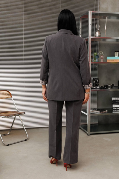 Брюки, жакет Anastasia 1155.3 графит - фото 4