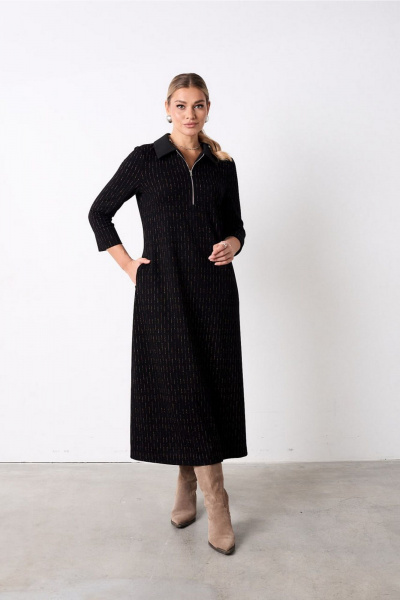 Платье AMUARt 1091 черный - фото 11