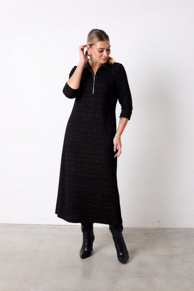 Платье AMUARt 1091 черный - фото 2