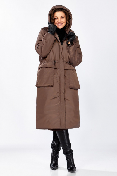 Пальто Lady Secret 8295 шоколад - фото 3