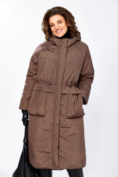 Пальто Lady Secret 8295 шоколад - фото 4