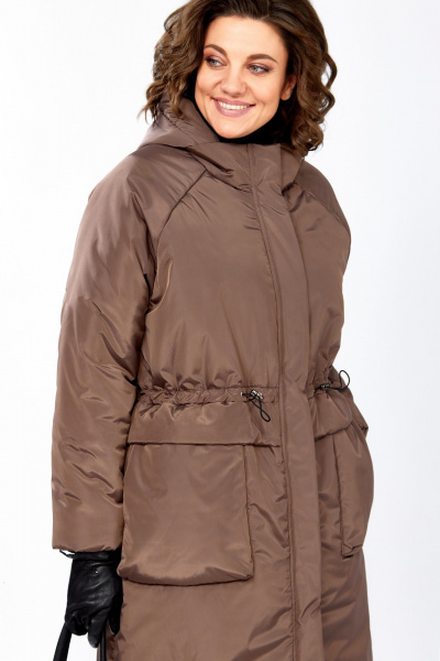 Пальто Lady Secret 8295 шоколад - фото 6