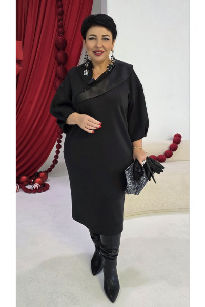 Платье Vittoria Queen 26873 черный - фото 8