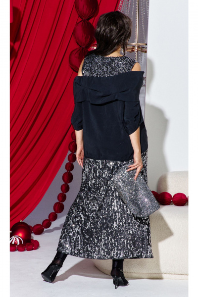 Блуза, юбка Vittoria Queen 27283 черный - фото 5