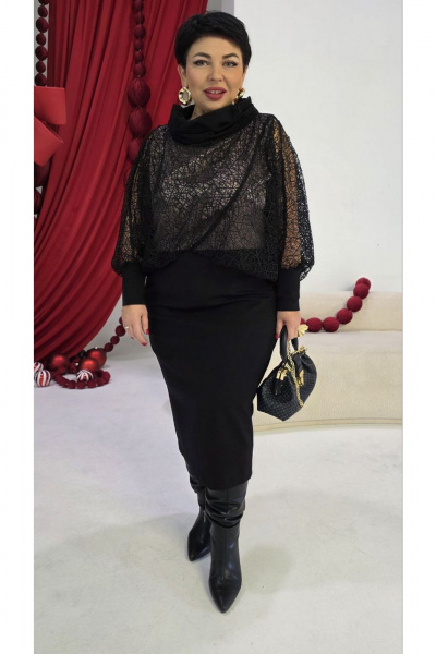 Платье Vittoria Queen 27353 черный - фото 10