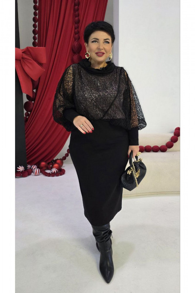 Платье Vittoria Queen 27353 черный - фото 9