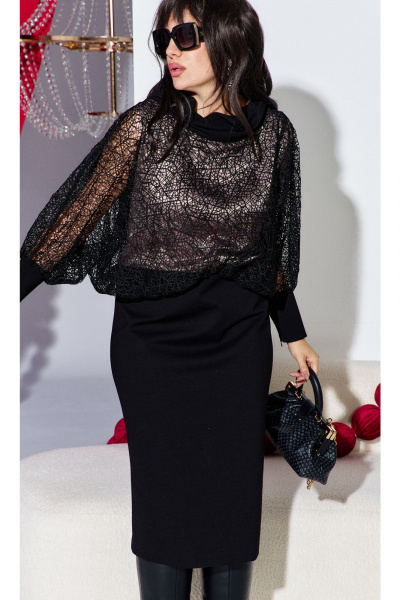 Платье Vittoria Queen 27353 черный - фото 7