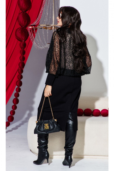 Платье Vittoria Queen 27353 черный - фото 6