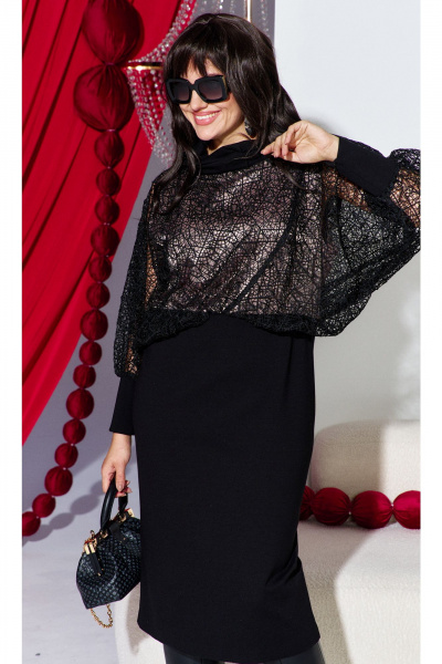 Платье Vittoria Queen 27353 черный - фото 3