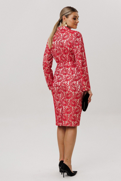 Жакет, юбка Anelli 1741 китайский_красный - фото 10