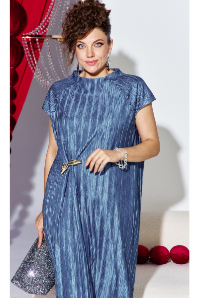 Платье Vittoria Queen 28513 синий - фото 6