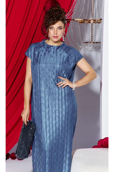 Платье Vittoria Queen 28513 синий - фото 5