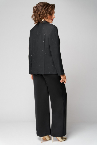 Брюки, жакет, топ Мишель стиль 1315 черно-золотой - фото 6