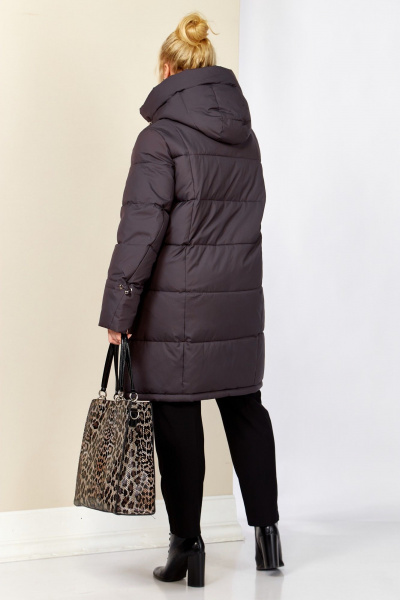 Пальто Shetti 2204 баклажан - фото 8