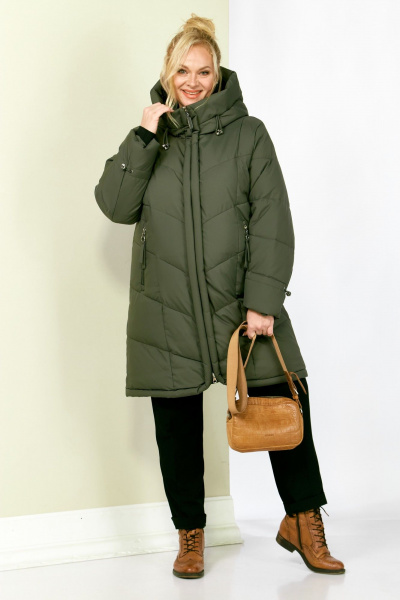 Пальто Shetti 2204 лесной - фото 6