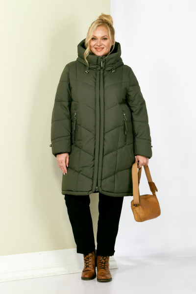 Пальто Shetti 2204 лесной - фото 4