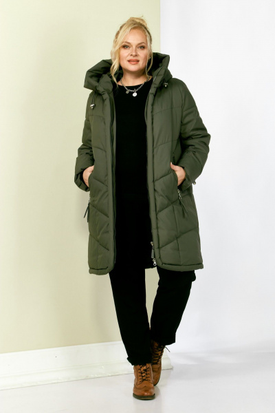 Пальто Shetti 2204 лесной - фото 3
