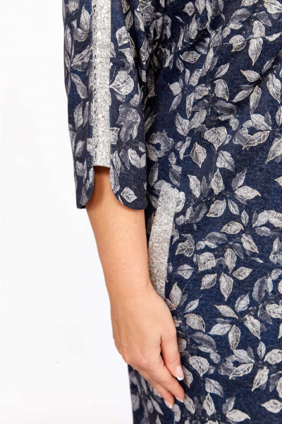 Платье СиБон 0211 синий - фото 2